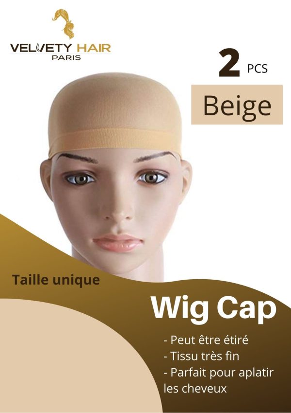 bonnets beige pour perruque