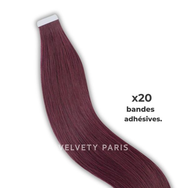 Tape in couleur 99J# extension