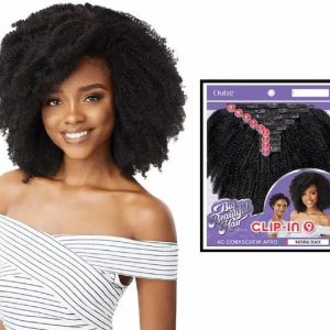 extensions clip-in Corkscrew Afro