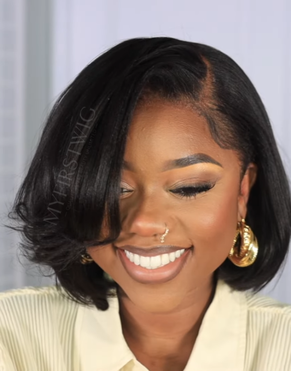 Perruque Lace Wig bob Yaki