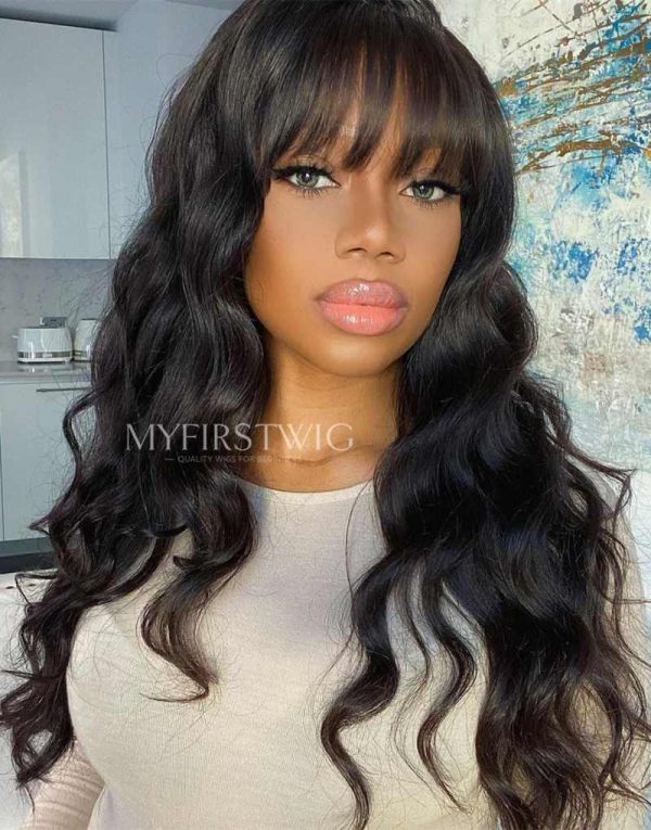 Perruque Lace Wig avec frange