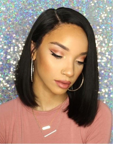perruque sans colle bob courte