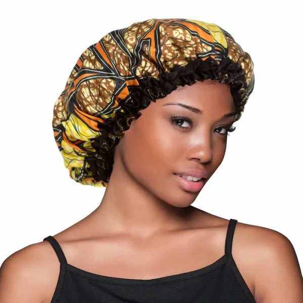 bonnet satin réversible PerruquePassion