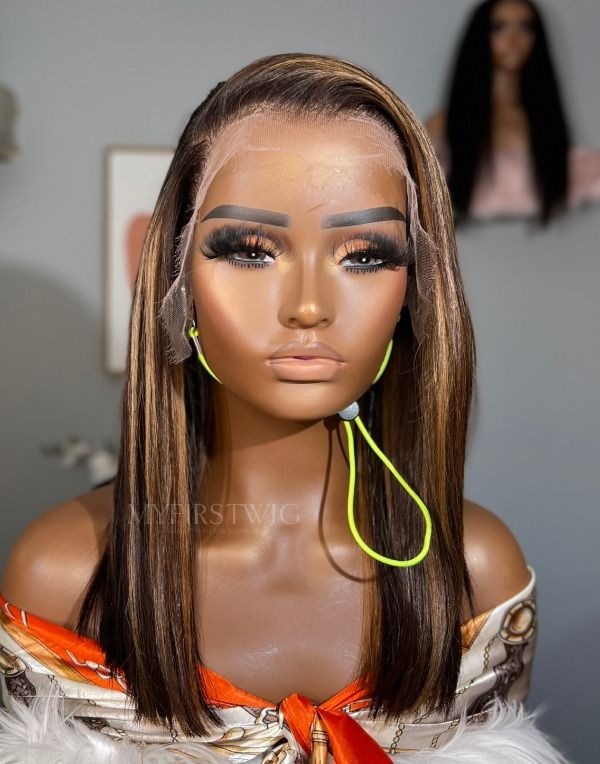 lace wig bob perruque