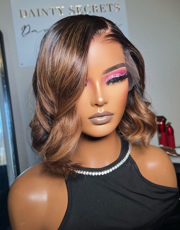Perruque Lace Wig brune