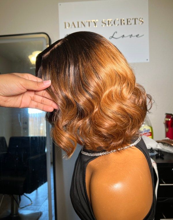 Perruque ondulée Lace Wig