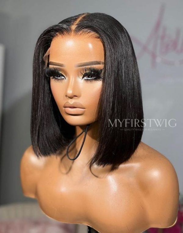 Perruque Lace Wig Bob coupe émoussée