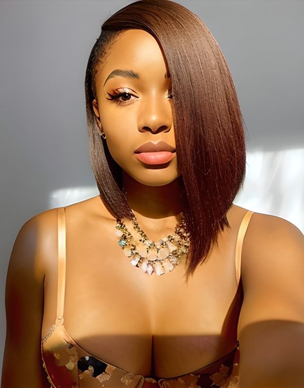 perruque lace wig marron ombré