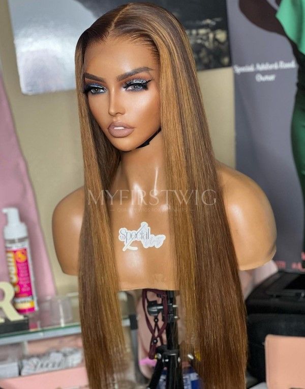 perruque lace wig brune