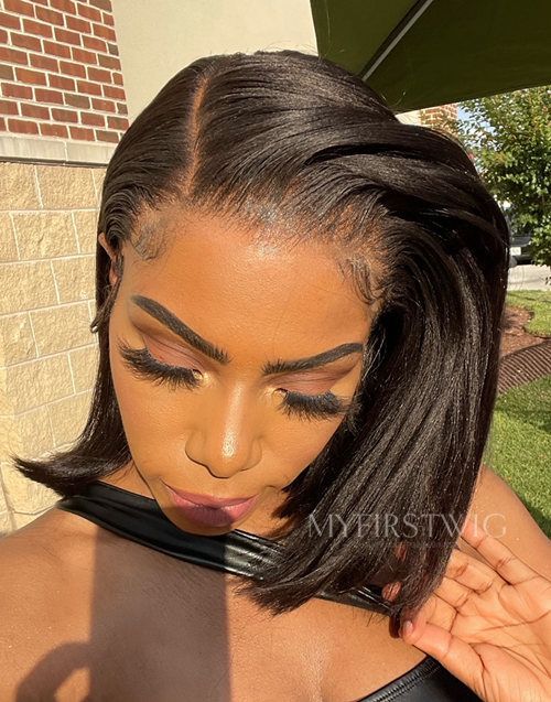 Lace Wig 13x6 texture Yaki
