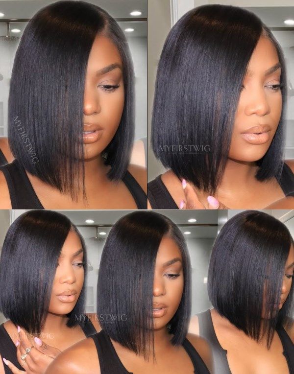Perruque bob Lace Wig moderne