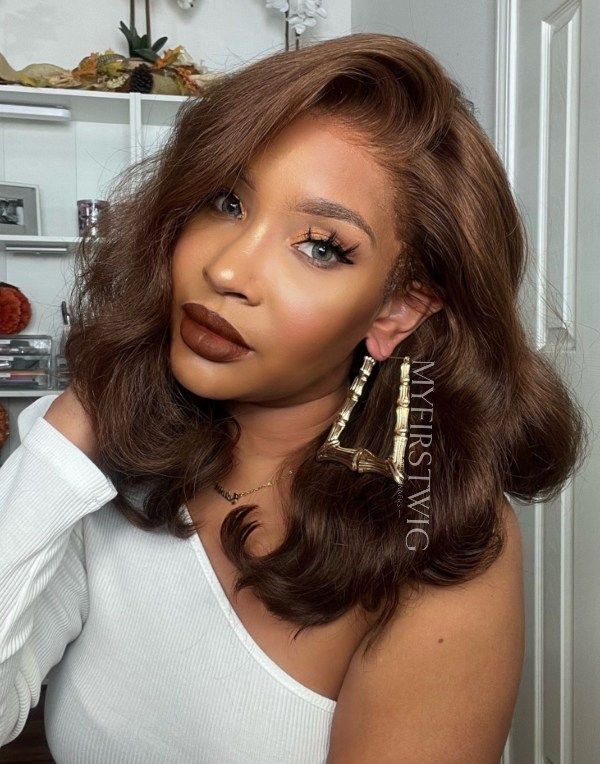 perruque lace wig caramel