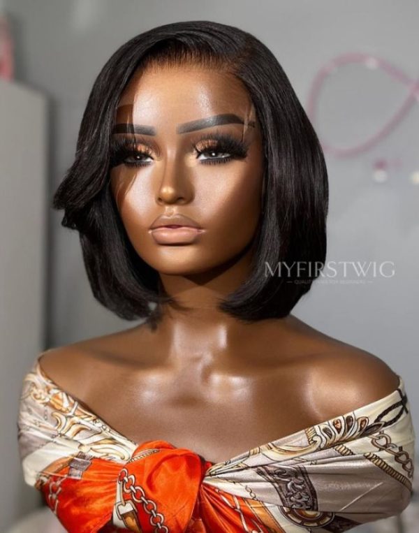 Perruque Lace Wig 13x6 bob avec partie latérale