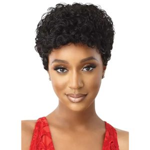 perruque courte naturelle curly